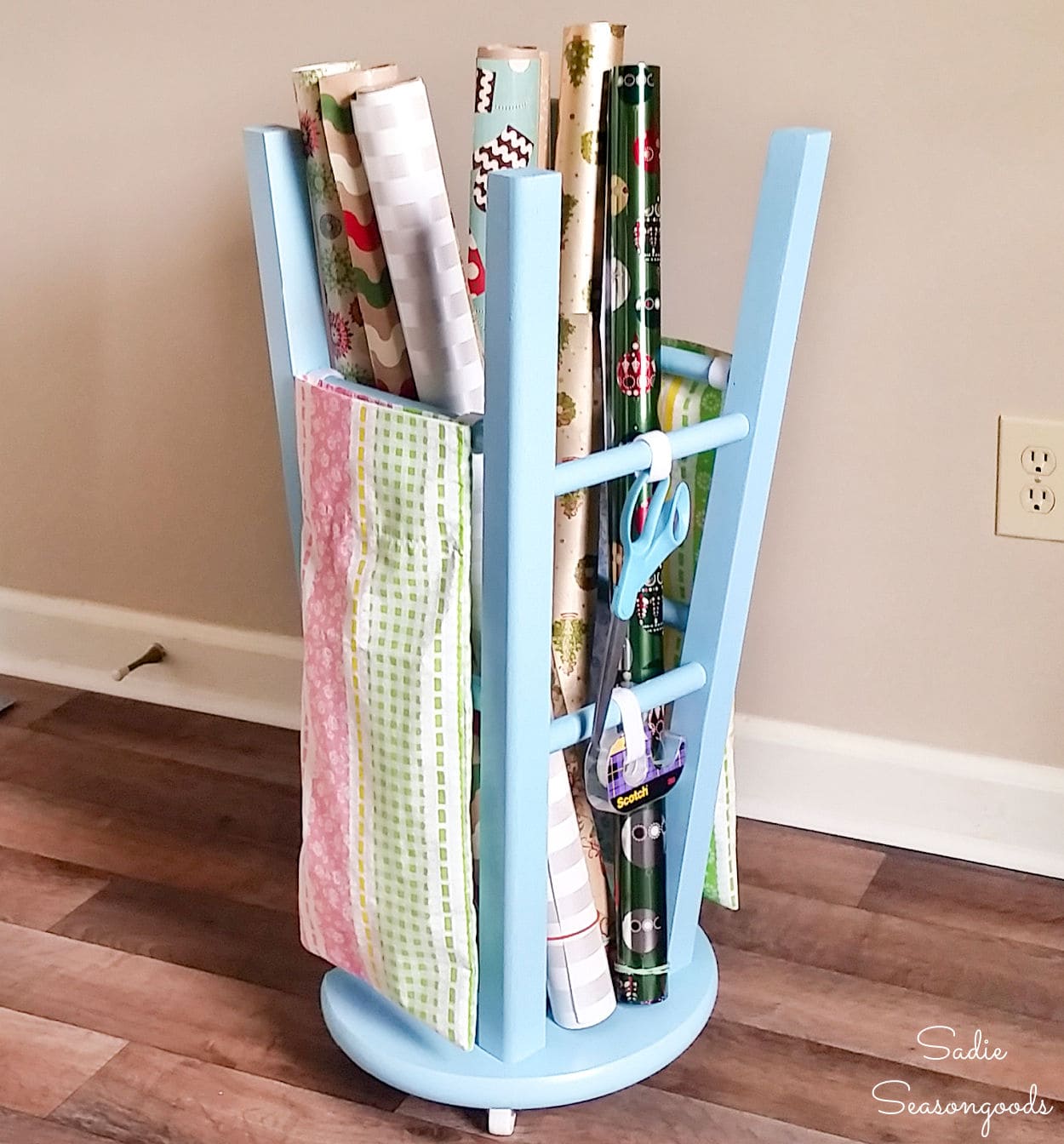 Wrapping Paper Organizer - Goodwill