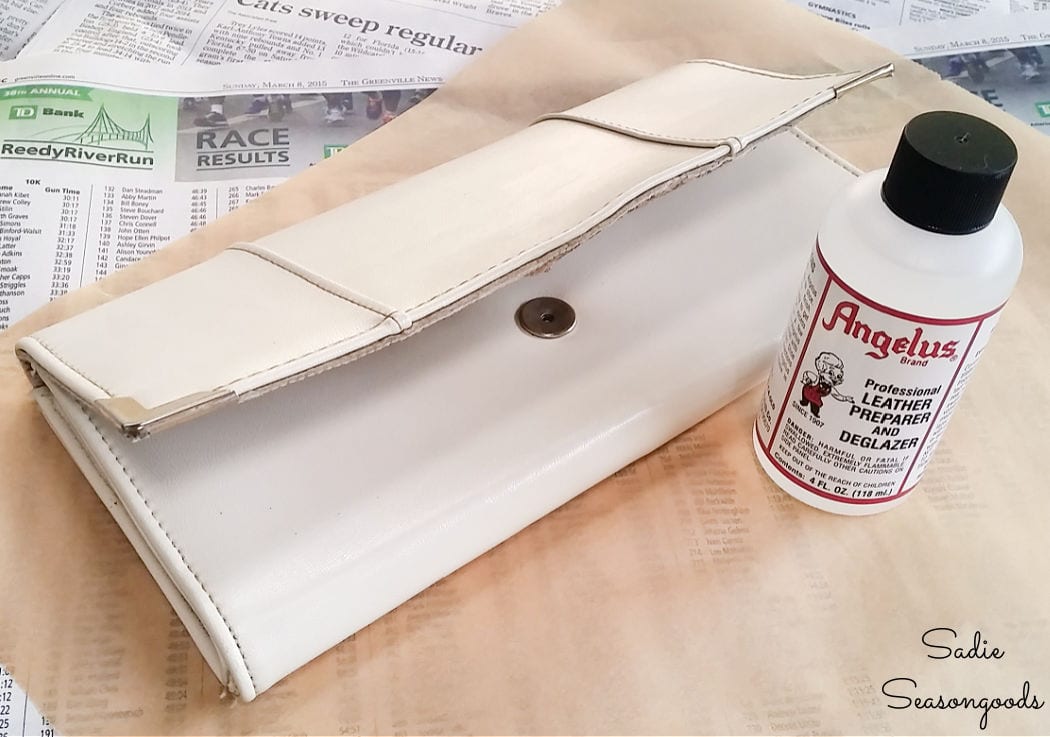 How to Paint a Purse with Angelus Leather Paint