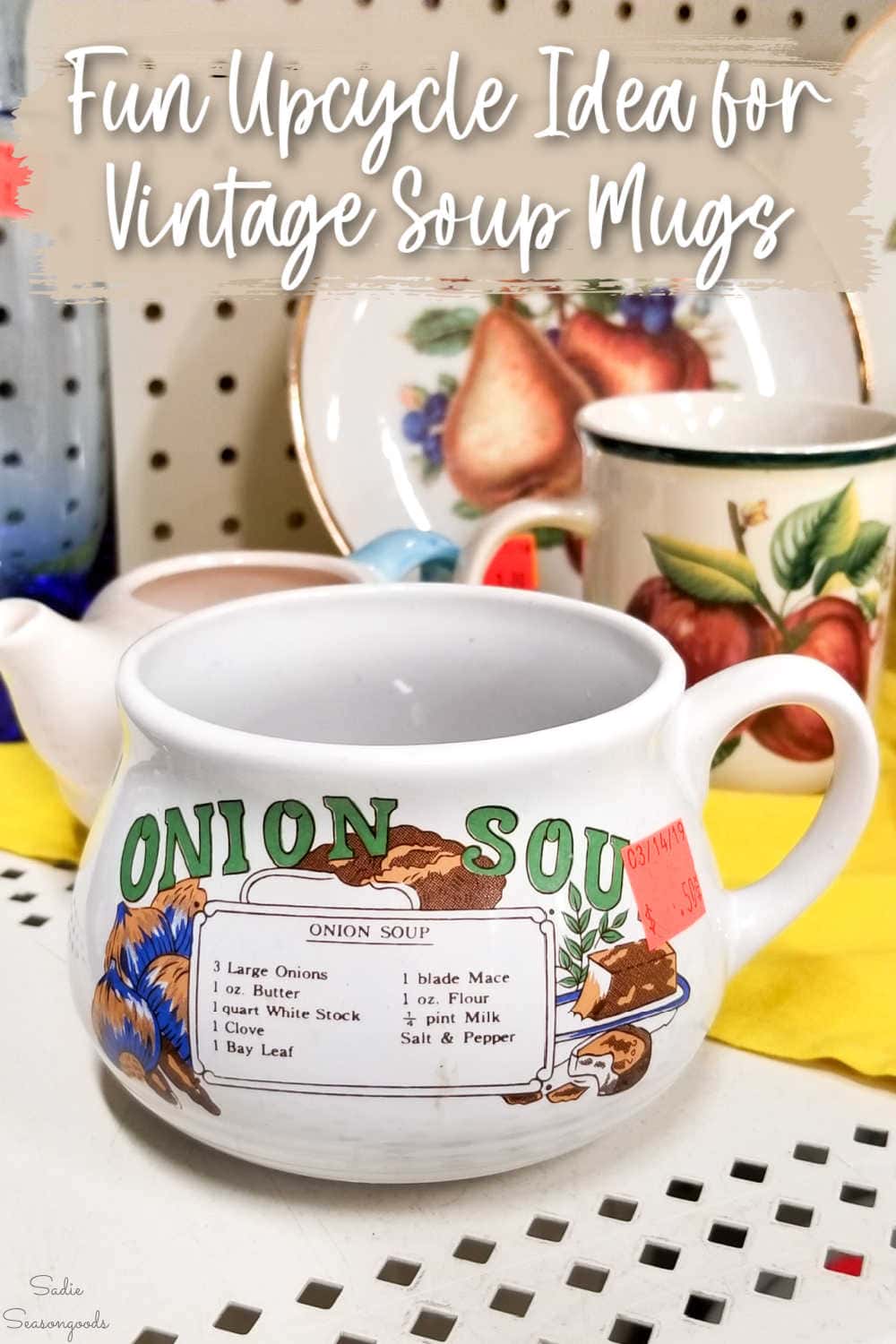 how to repurpose soup mugs as a diy gift