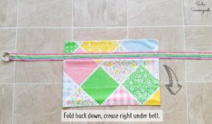 How to Make a Half Apron from a Vintage Pillowcase