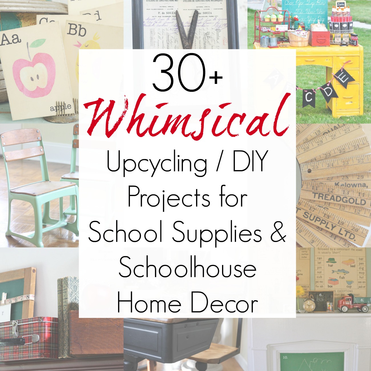 30 Upcycling And Repurposing Project Ideas For School Supplies
