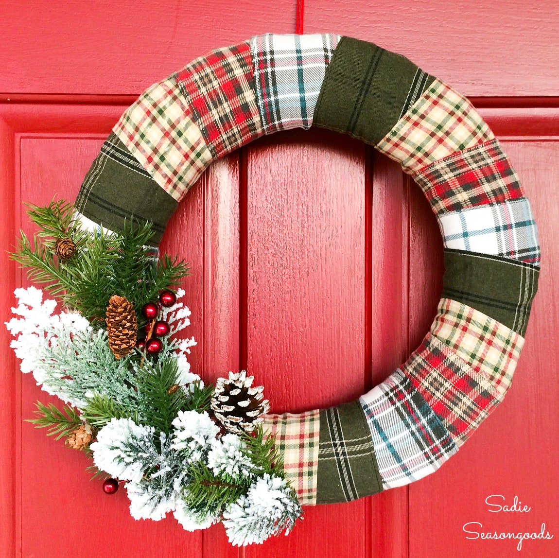 https://www.sadieseasongoods.com/wp-content/uploads/2015/12/plaid-christmas-wreath-from-recycled-flannel-shirts.jpg
