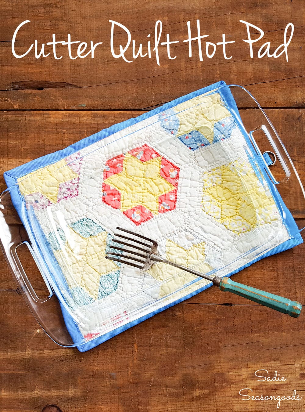 Learn How to Sew a Homemade Large Hot Pad for a Casserole Dish - Quick and  Easy DIY Project 