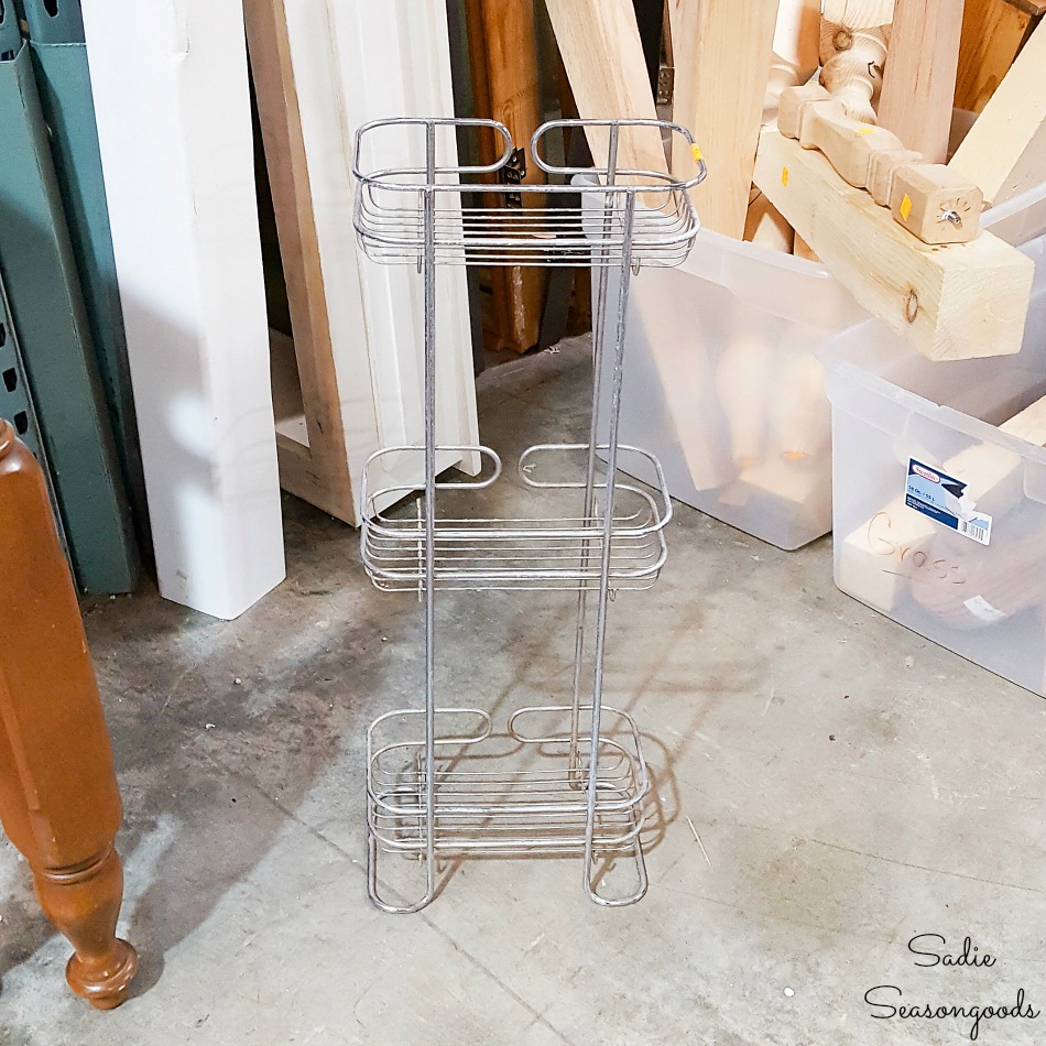 https://www.sadieseasongoods.com/wp-content/uploads/2017/04/Standing-shower-caddy-at-a-thrift-store-for-upcycling-ideas.jpg