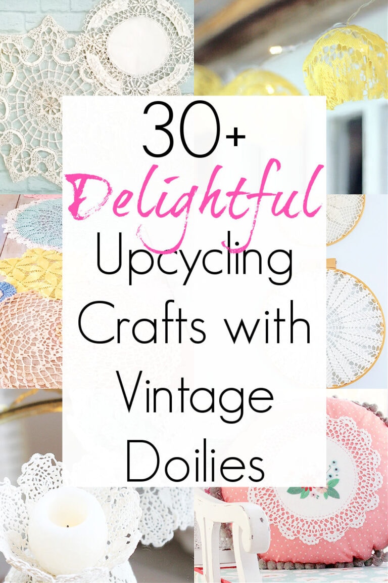 Doily Crafts and Upcycling Ideas for Vintage Doilies