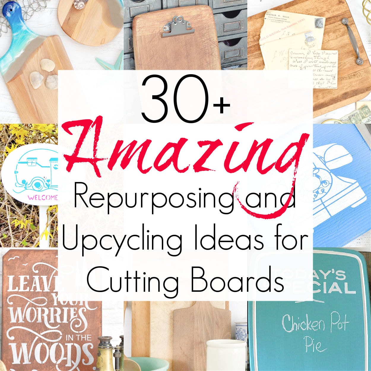 30+ Cutting Board Ideas and Projects that Anyone Can Do!