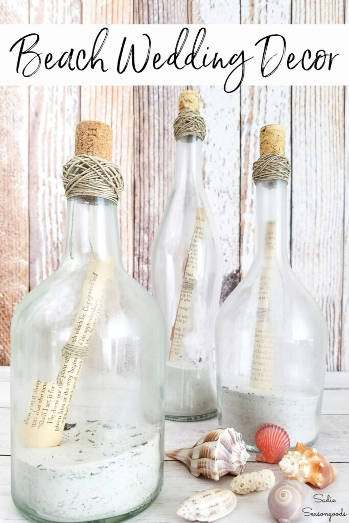 DIY Message in a Bottle with Repurposed Wine Bottles