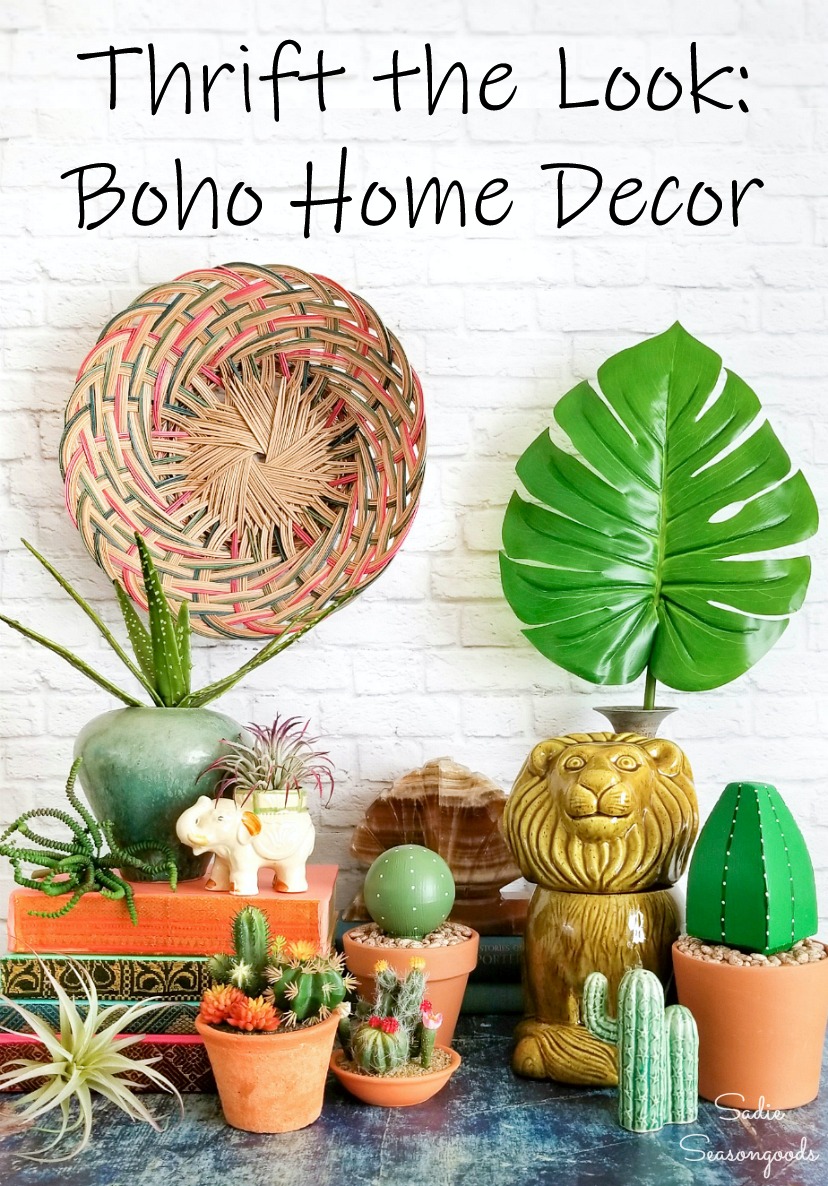 Boho Decor from the Thrift Store (with a Touch of Upcycling!)