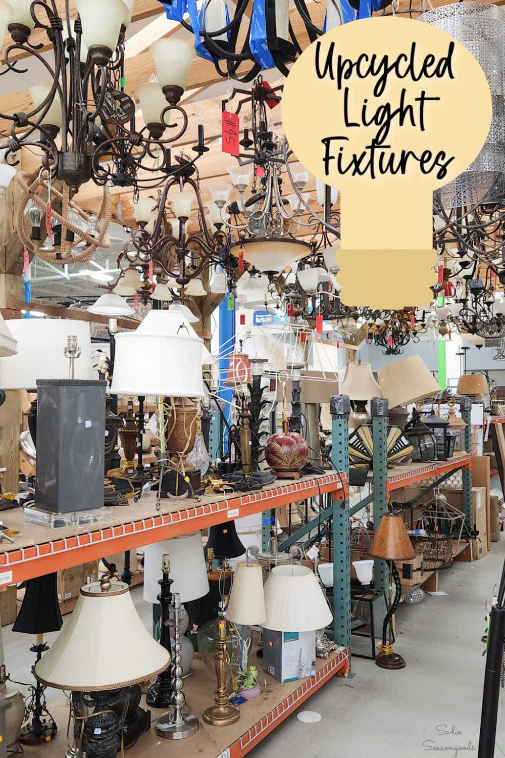 old light fixtures for repurposing