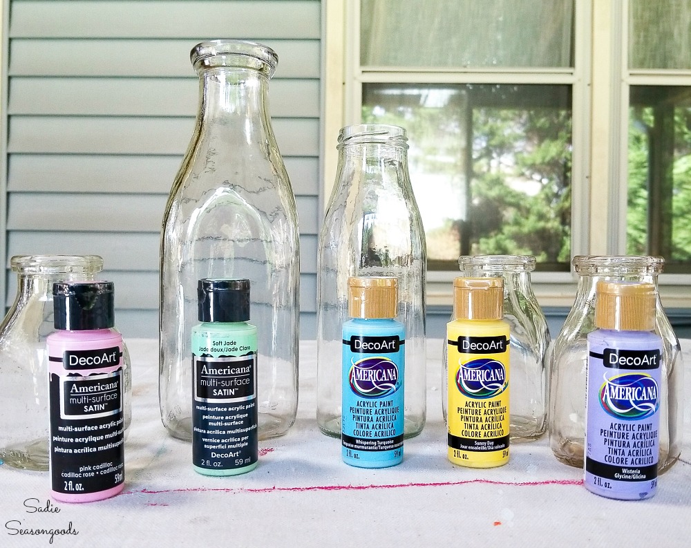 Glass Milk Bottle Crafts. 4 Ways to Repurpose Old Milk Bottles