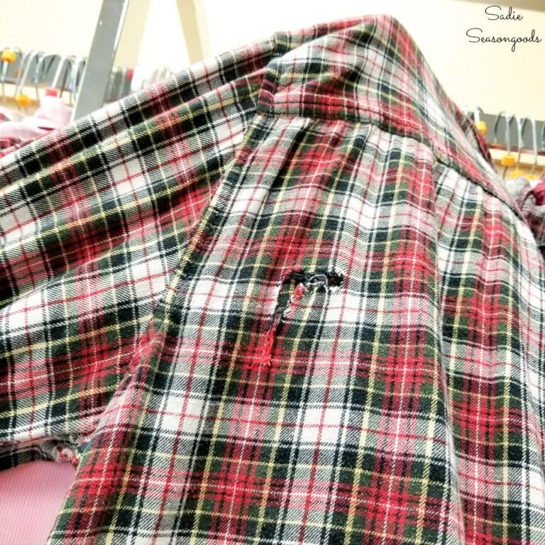 thrift store flannel shirts