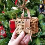 mini creel ornament for christmas cabin decor