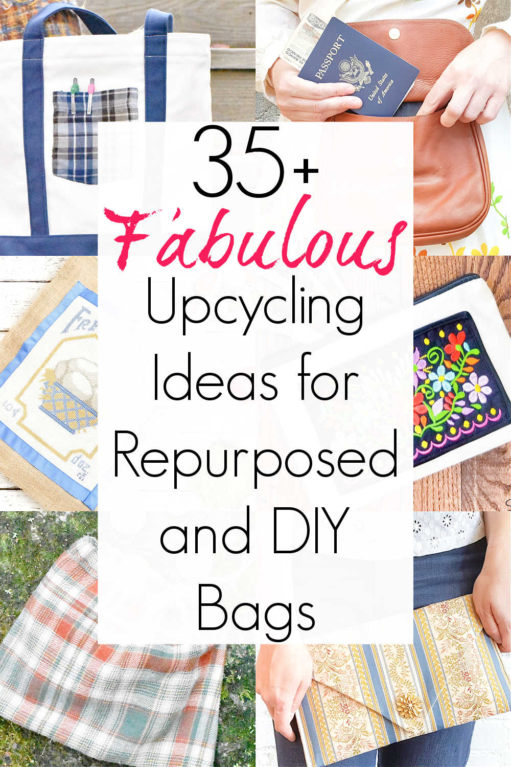 35+ Upcycling Ideas for DIY Bags for One-of-a-Kind Accessories
