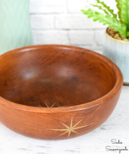 Restoring A Wooden Bowl To Use As A Key Bowl In The Entryway   Key Bowl 252x300 