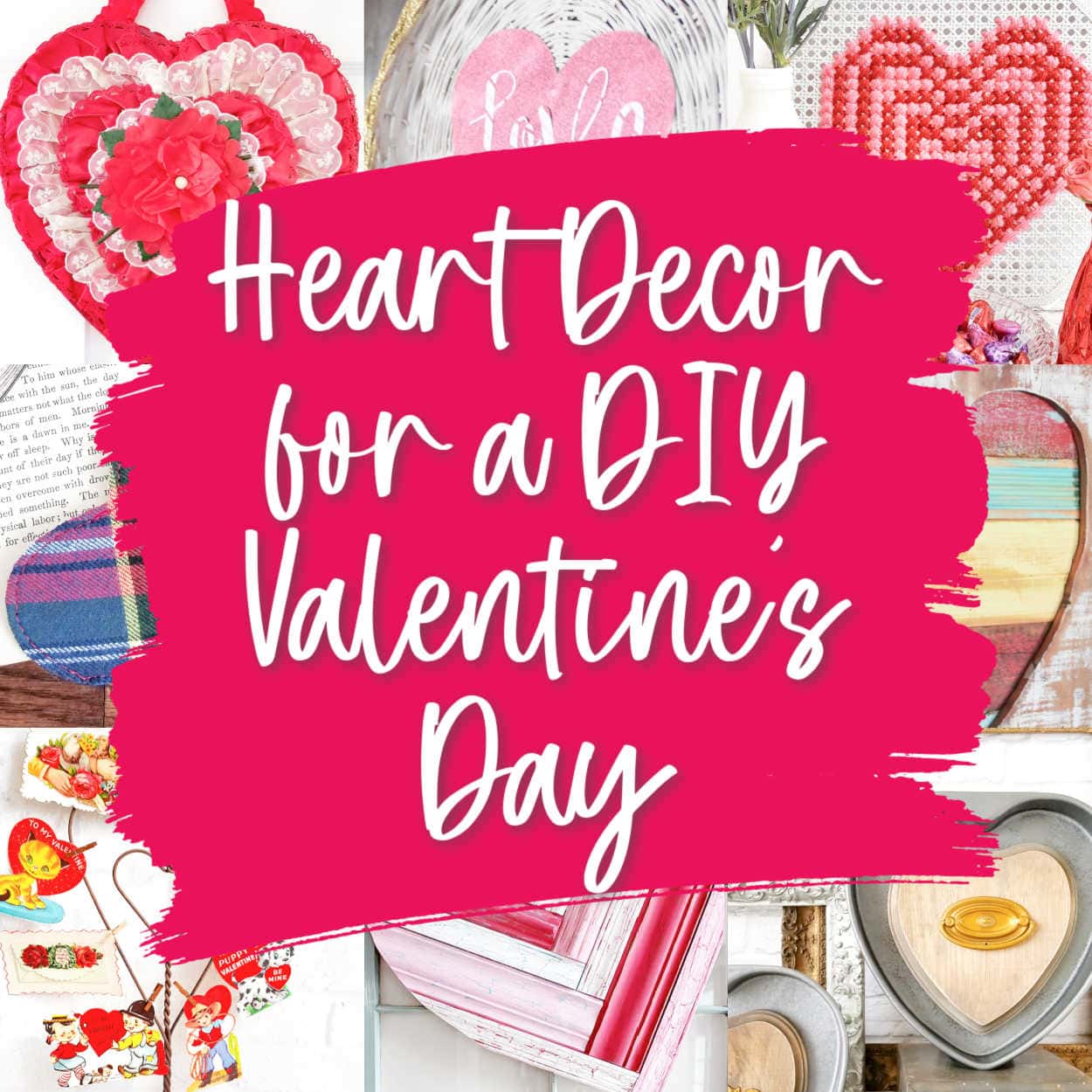Upcycling Ideas for Heart Decor- Just in Time for Valentine's Day!