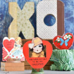 decorating for valentine's day with vintage valentines