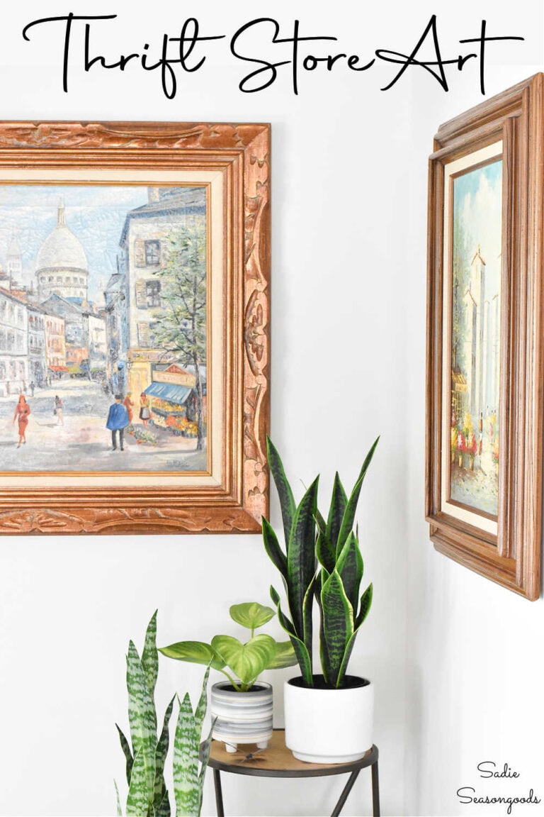 Framing a Vintage Painting: A Thrift Store Art Love Story!
