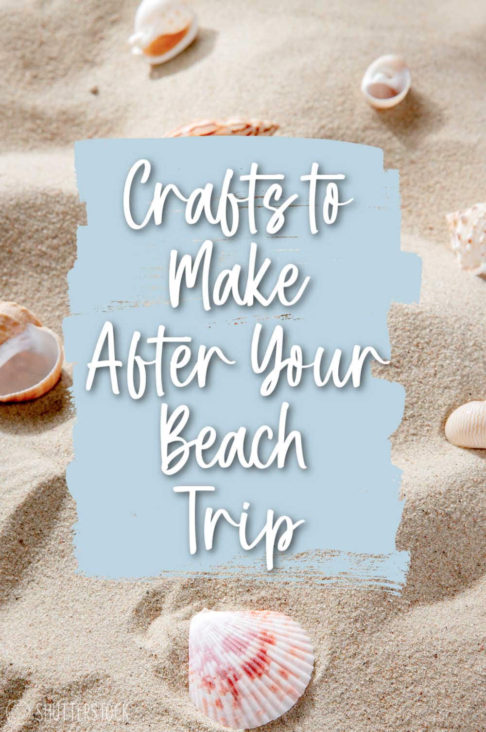 crafting with beach finds