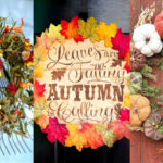 upcycle ideas for fall wreaths