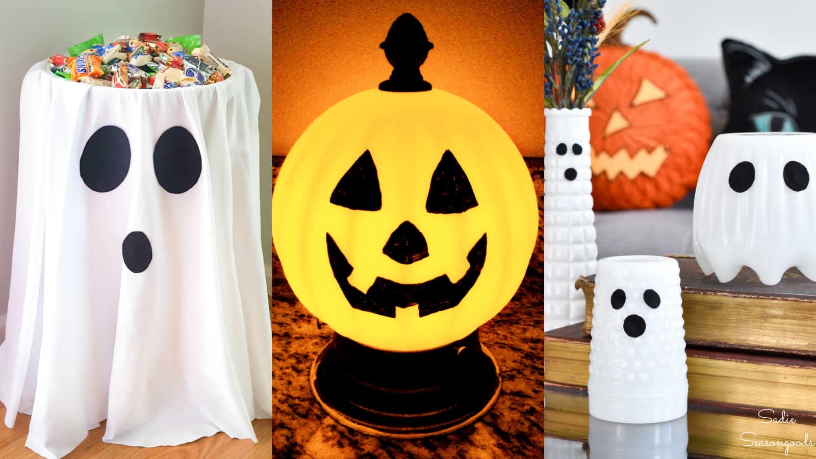 Halloween Decoration Ideas for Ghosts and Jack-o-Lanterns