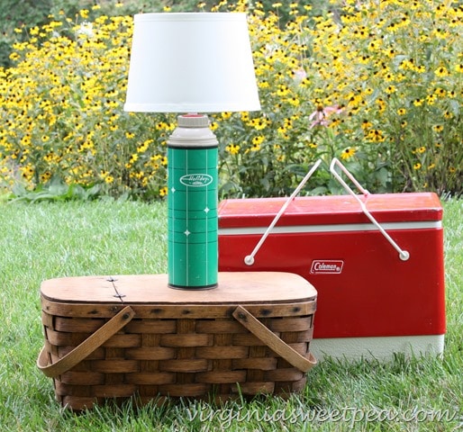 how to upcycle a thermos into a lamp