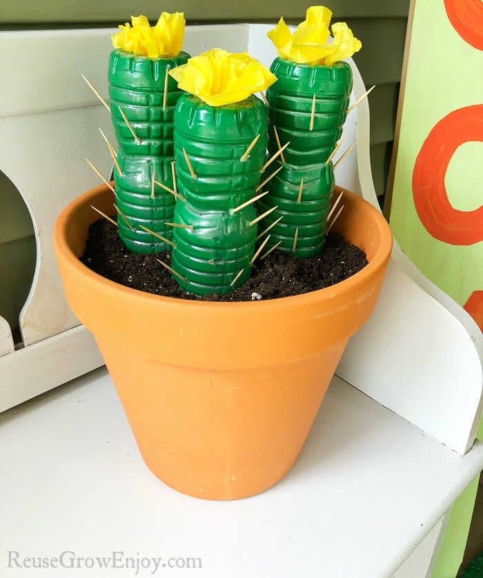 upcycle idea for water bottles
