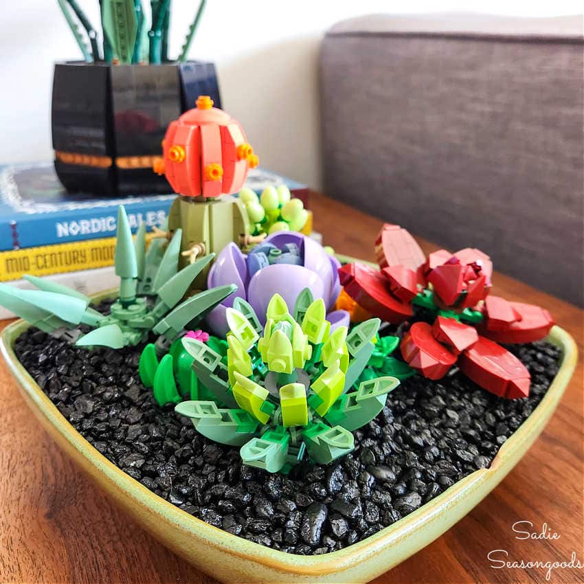 succulents by lego