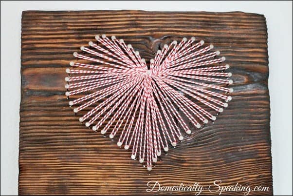 string art for valentine's day