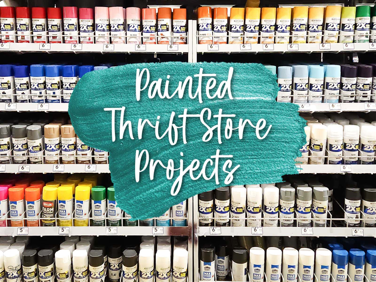 Painted Projects and Thrift Store Upcycles