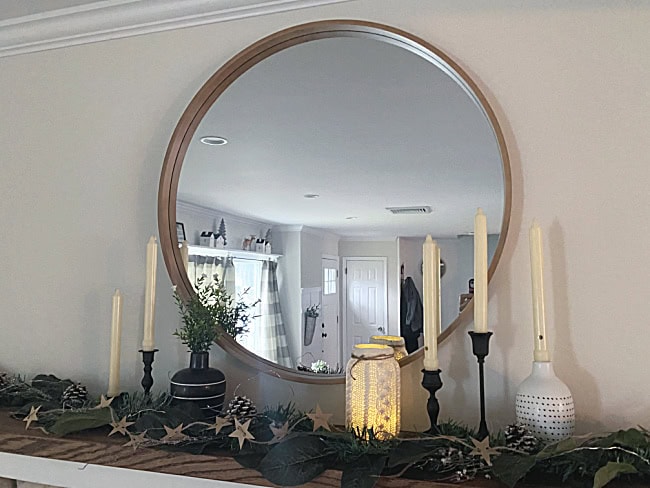 winter mantel ideas