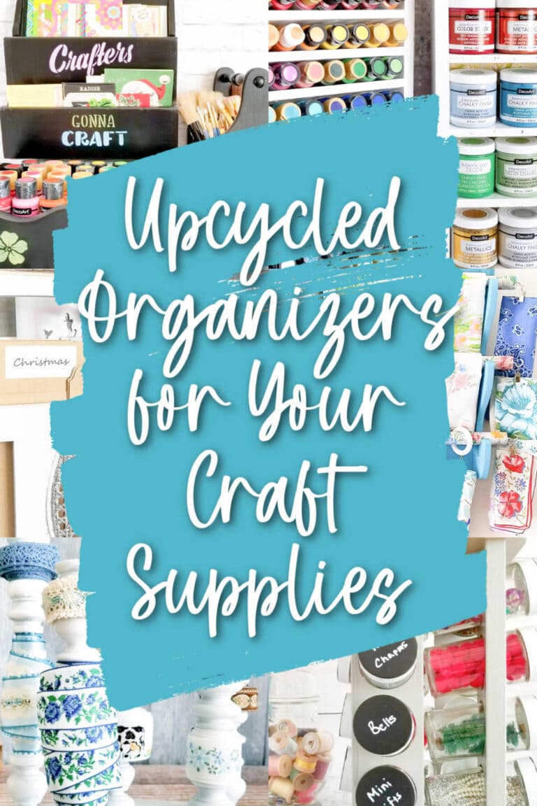 Thrifty Upcycles for Craft Room Organization and Storage