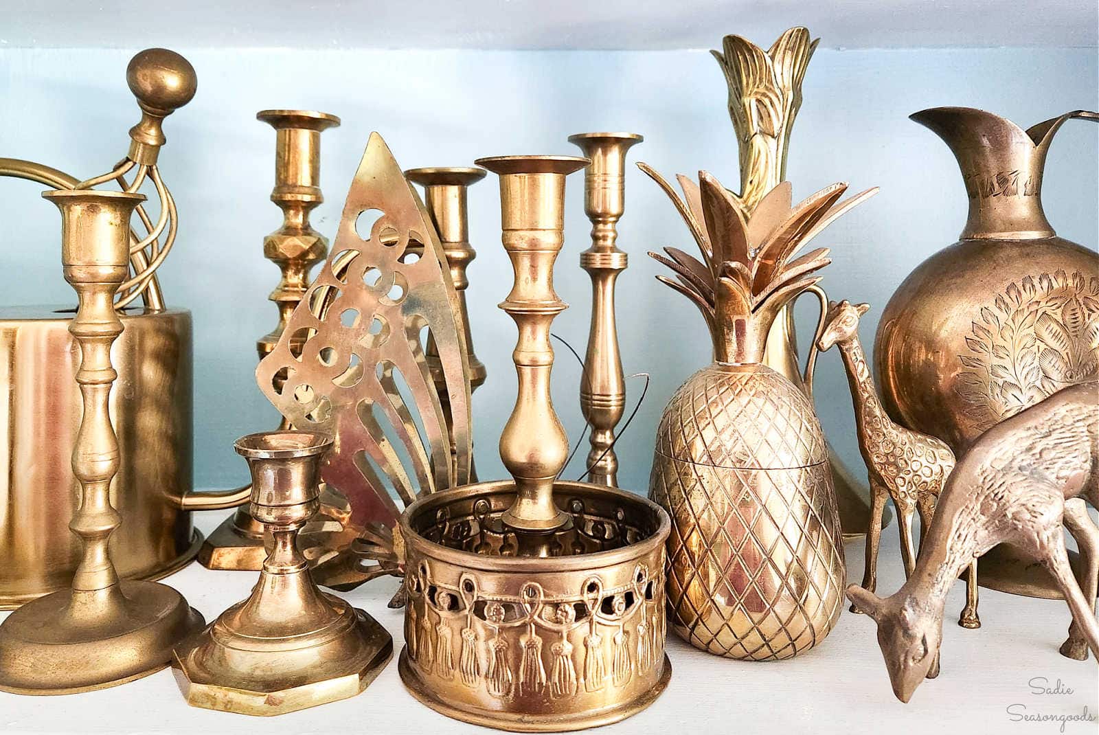 Upcycling and Decorating with Vintage Brass