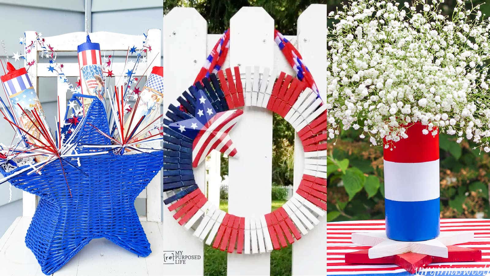 4th of July Crafts and Upcycled Projects