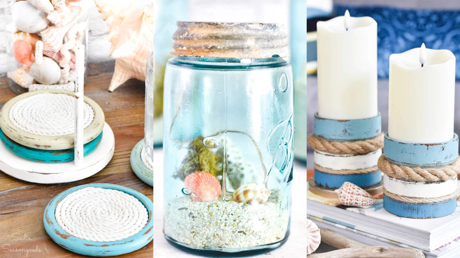 diy ideas and crafts for coastal decor