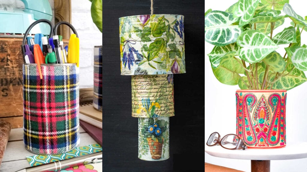 From the Kitchen to the Craft Room: Tin Can Crafts to Make Today