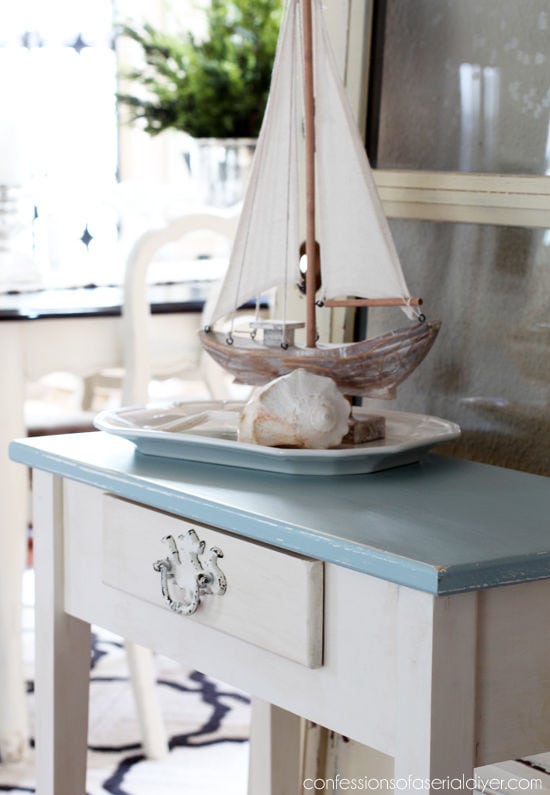 coastal furniture makeover