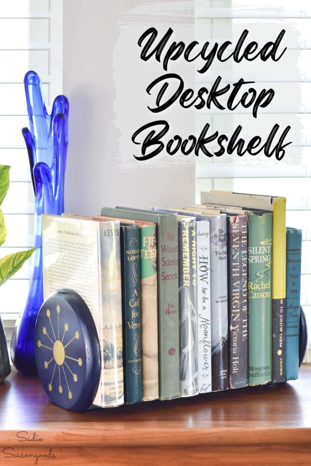 diy tabletop bookshelf