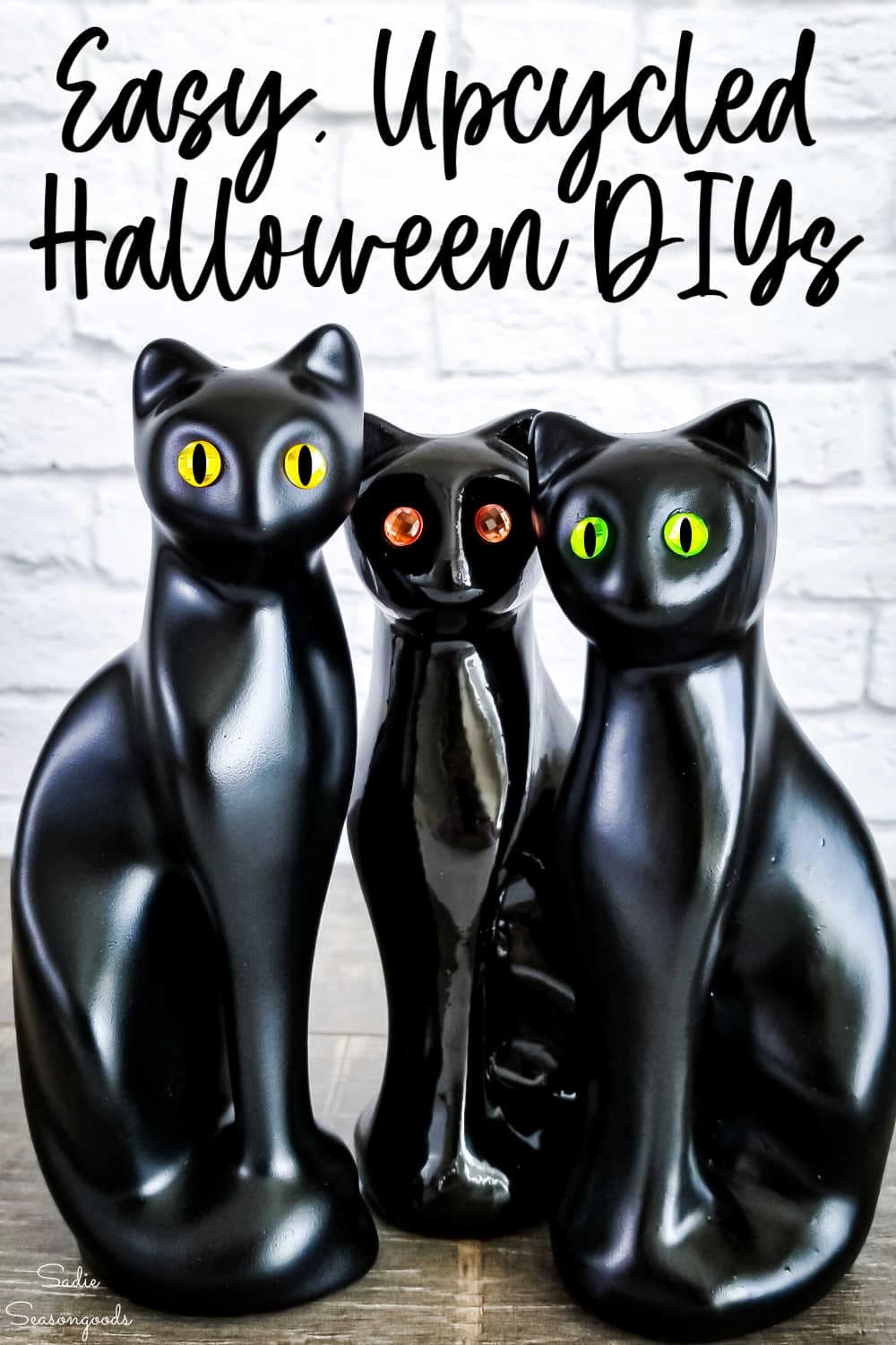 upcycle ideas for easy halloween decorations