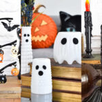 upcycling projects and Halloween crafts to make