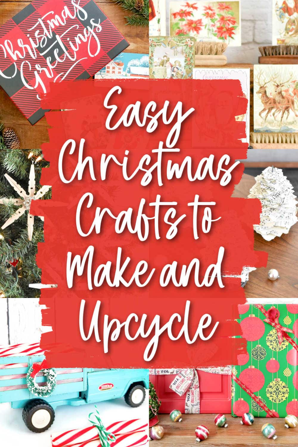 upcycled christmas crafts that are easy to make