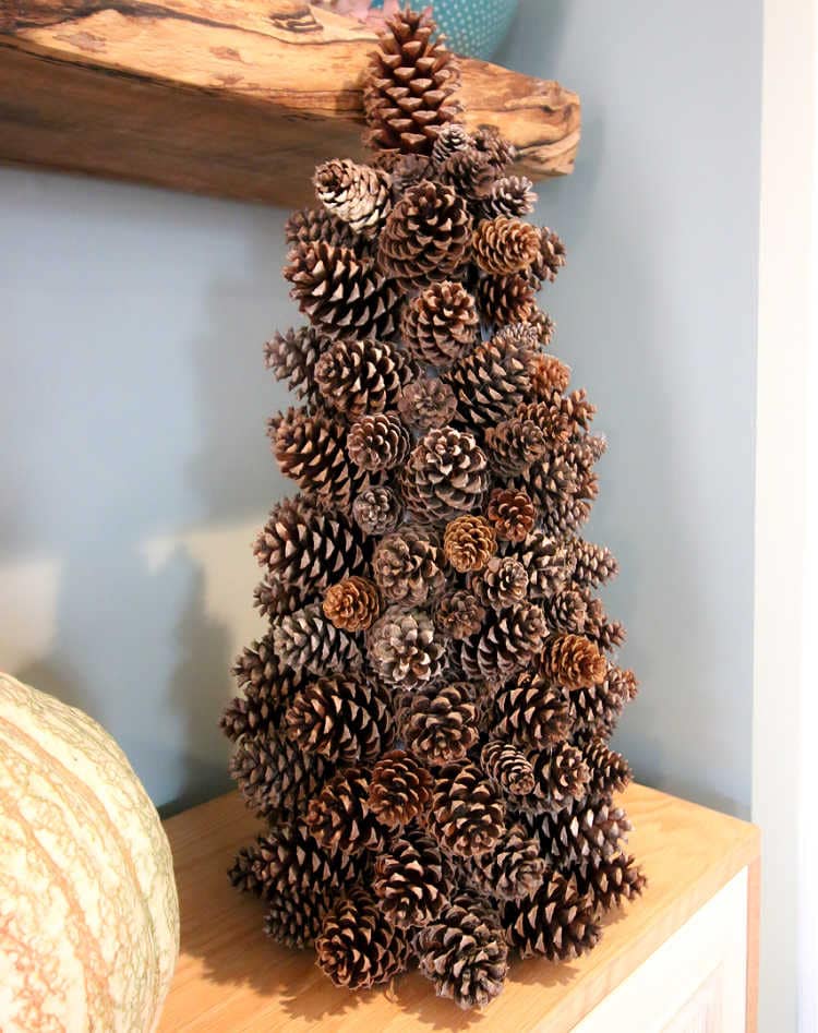 pine cone christmas tree