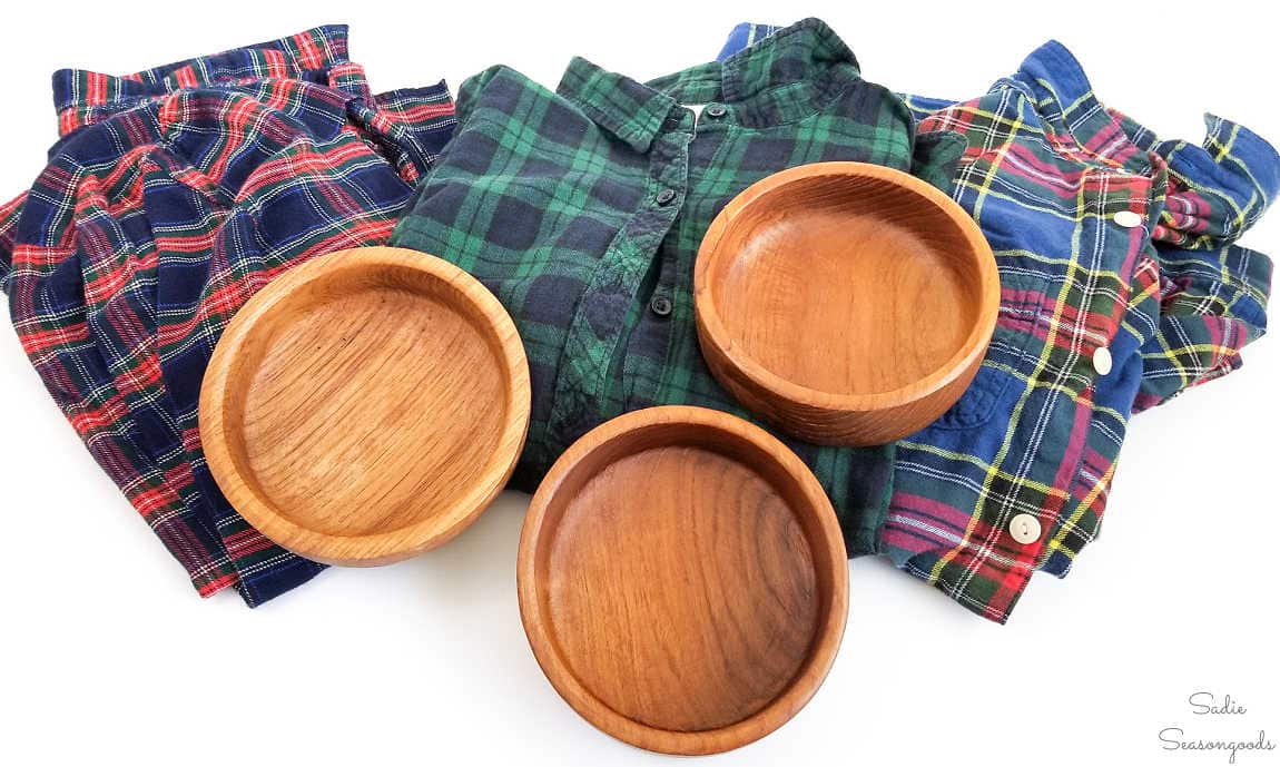 upcycle idea for wooden salad bowls