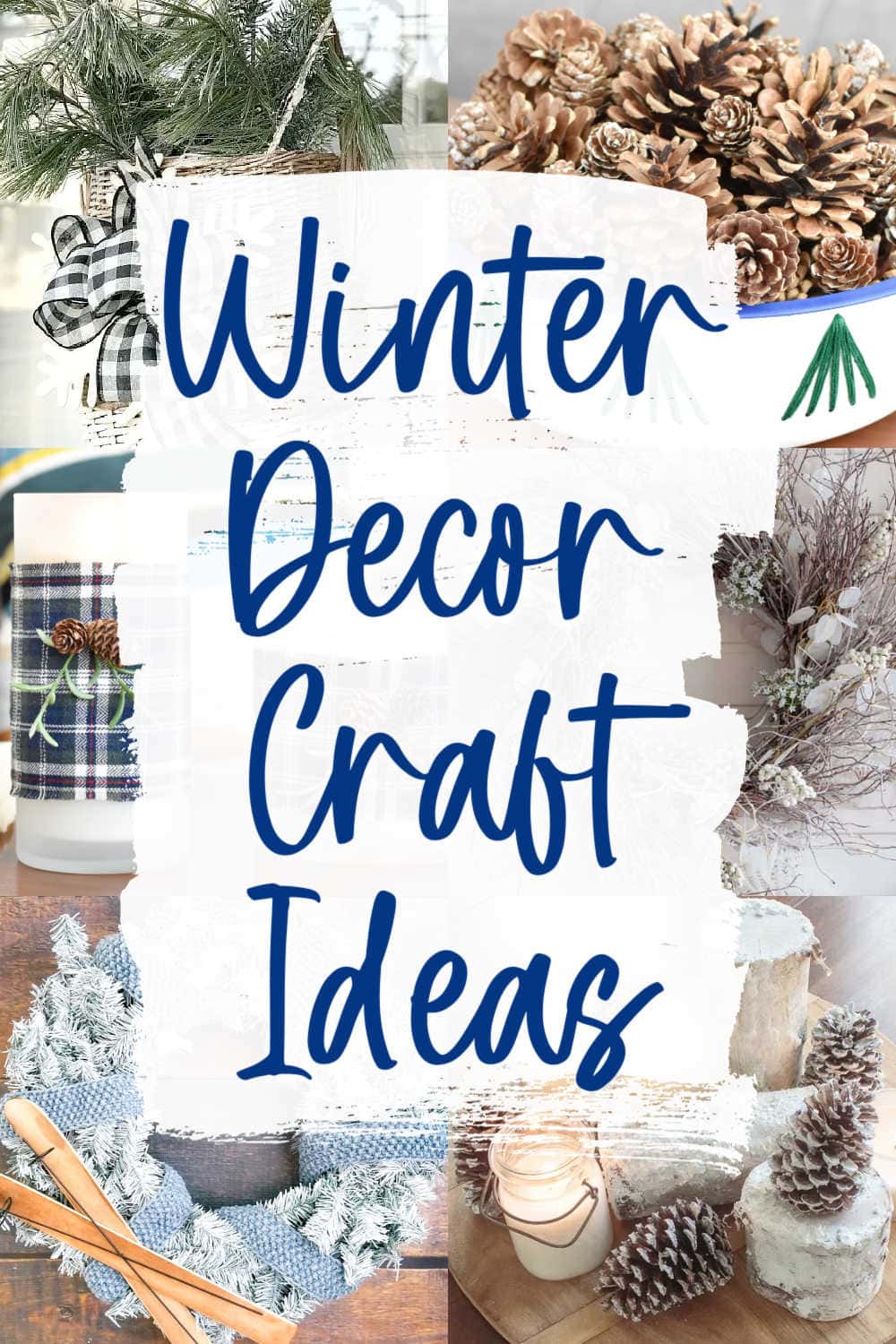 upcycled winter decor