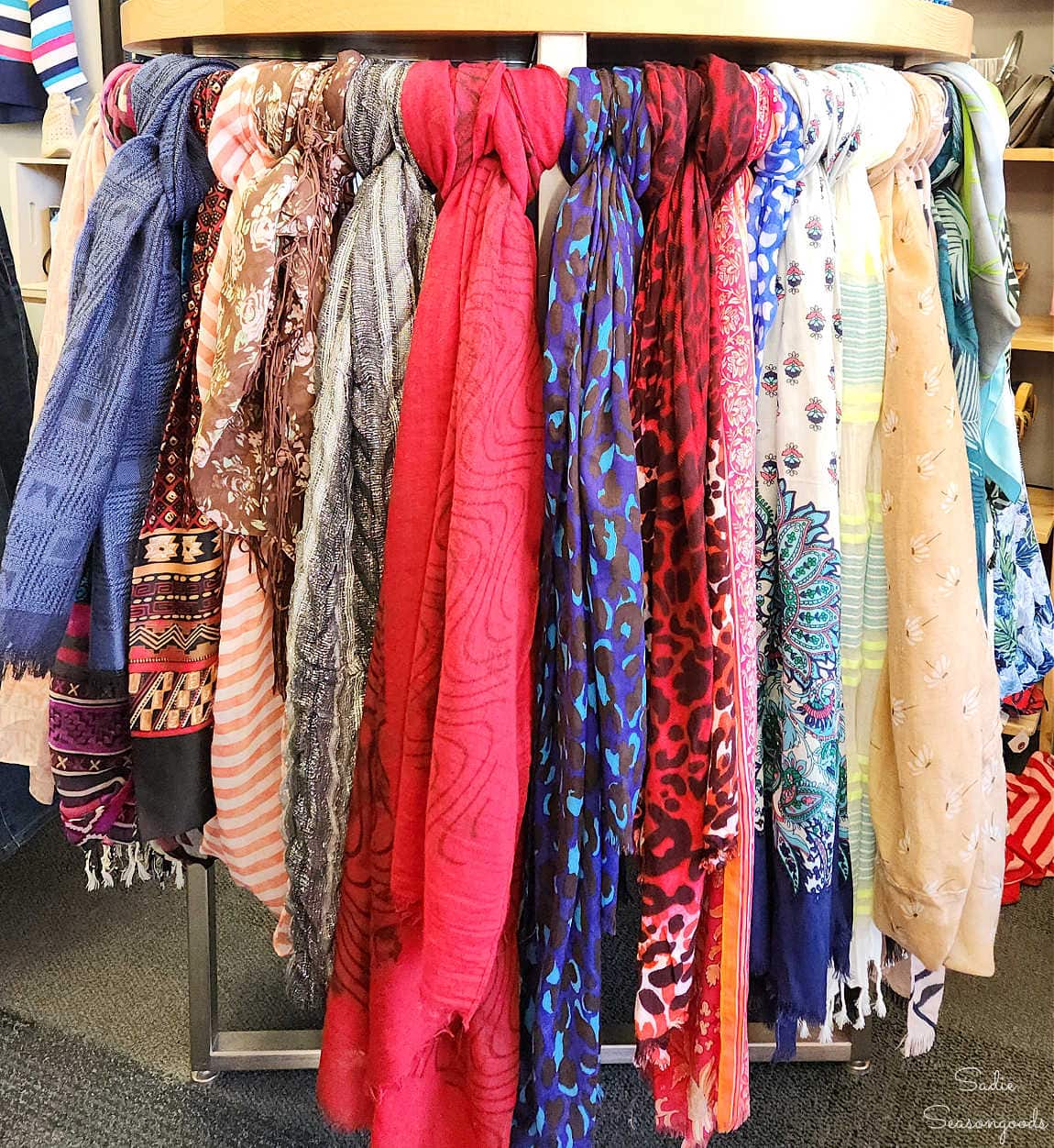 thrift store scarves