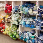 yarn at a creative reuse center